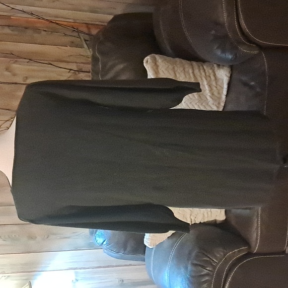 Max Studio Charcoal Professional Sweater Dress Career Office Business Preowned - Picture 4 of 8